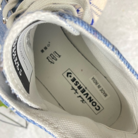 CONVERSE Blue All-star 70s Hi Renew Light Denim 11 - Picture 4 of 5